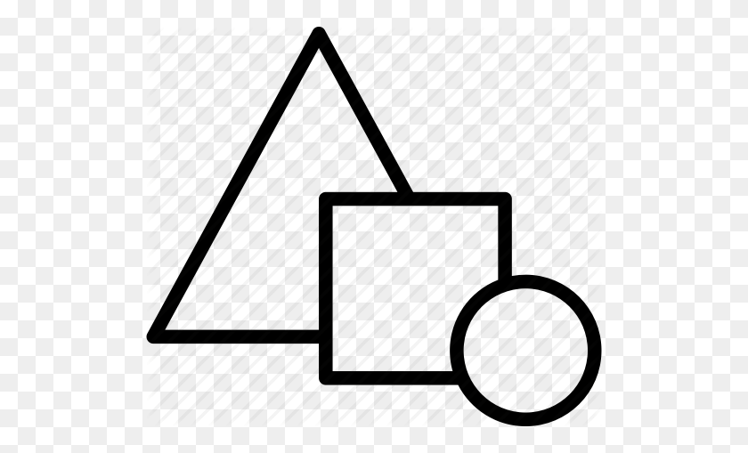 512x449 Círculo, Diseño, Geométrico, Formas, Cuadrado, Triángulo Icono - Imágenes Prediseñadas De Formas Geométricas