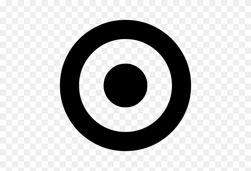 512x512 Circle, Dot, O Icon - White Dot PNG