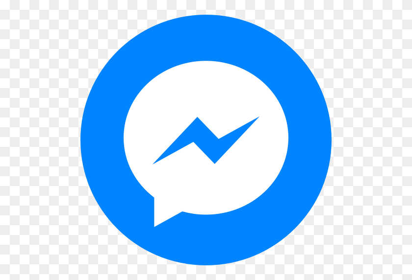 512x512 Circle, Facebook, Logo, Media, Messenger, Share, Social Icon - Facebook Share PNG