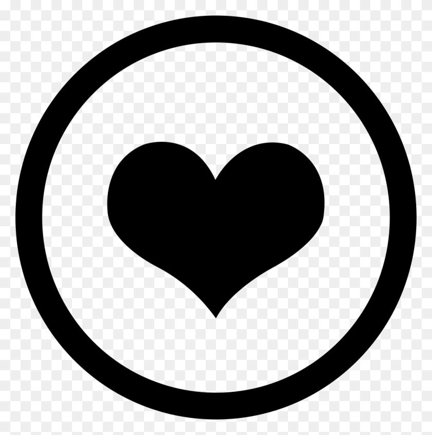 980x988 Значок Круг Сердце Png Скачать Бесплатно - Значок Сердца Png