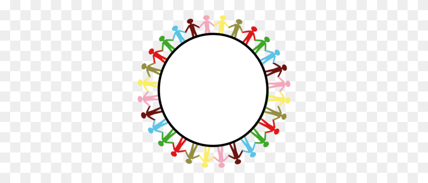 300x300 Circle Holding Hands Clip Art - People Shaking Hands Clipart