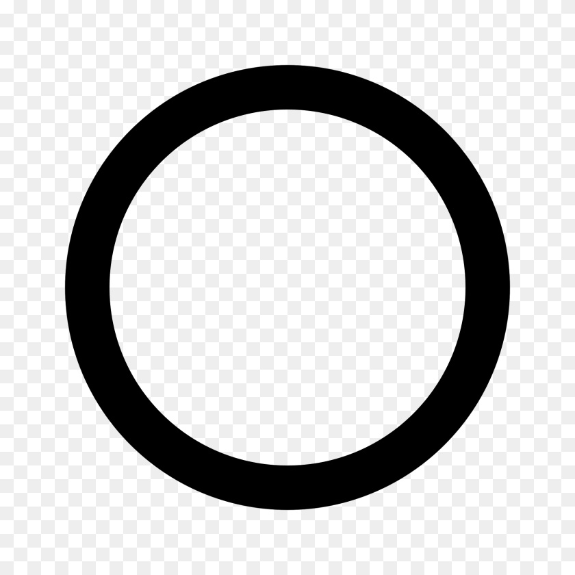 1600x1600 Circle Icon - Circle Vector PNG