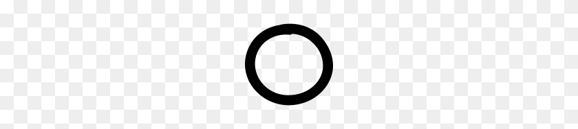 128x128 Circle Icons - Drawn Circle PNG