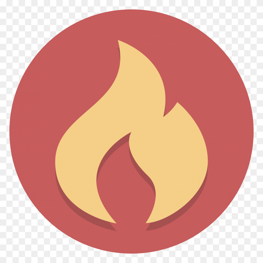2000x2000 Circle Icons Flame - Fire Circle PNG