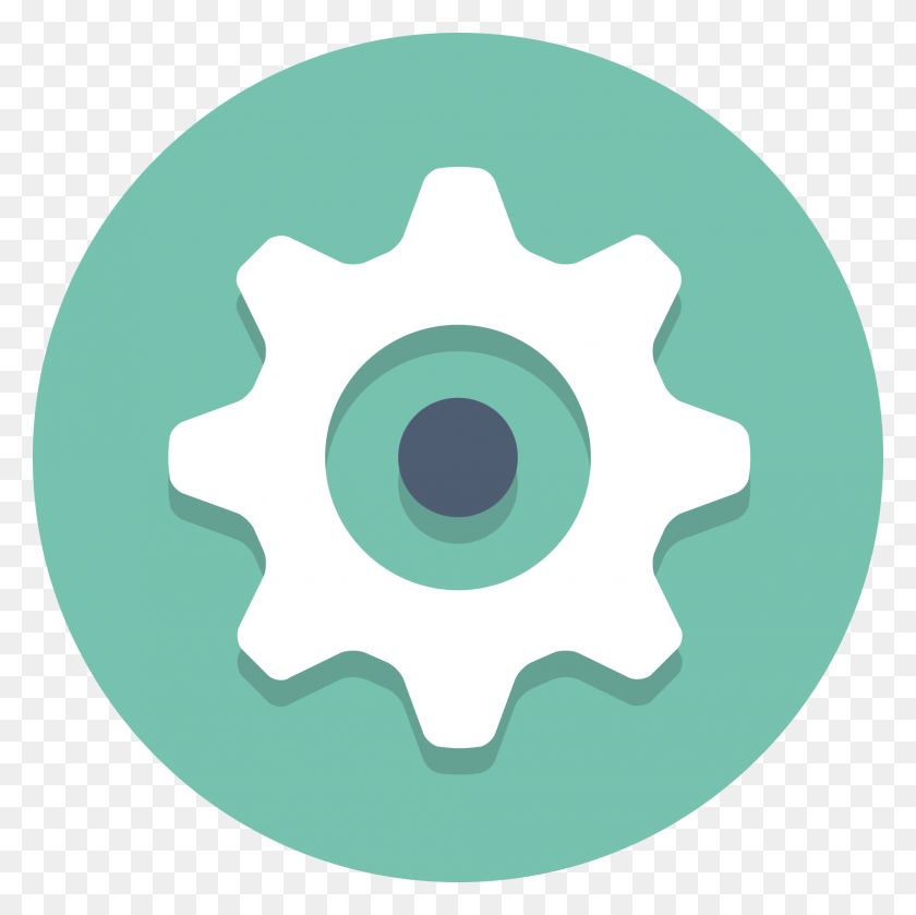 2000x2000 Circle Icons Gear - Gear Icon PNG