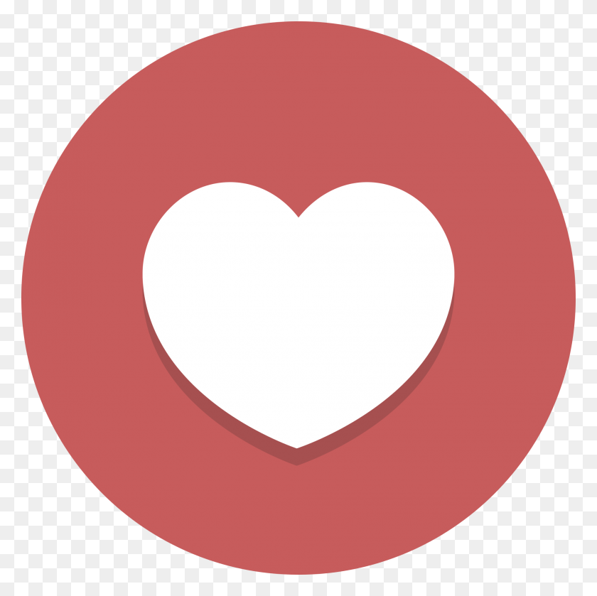 2000x2000 Circle Icons Heart - Heart Icon PNG