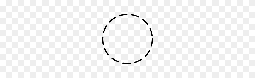200x200 Circle Icons Noun Project - Dotted Circle PNG
