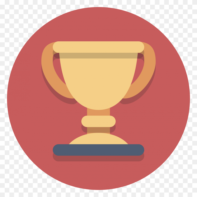 2000x2000 Circle Icons Trophy - Trophy Icon PNG