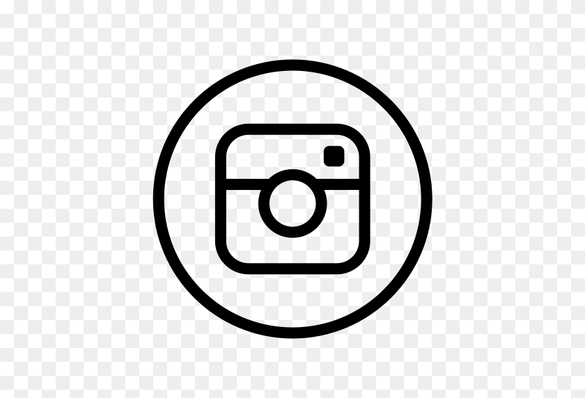 Circle Instagram Media Network Social Icon White Instagram