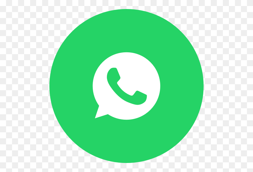512x512 Круг, Сообщение, Обмен Сообщениями, Мессенджер, Круглый Значок, Значок Whatsapp - Значок Whatsapp Png