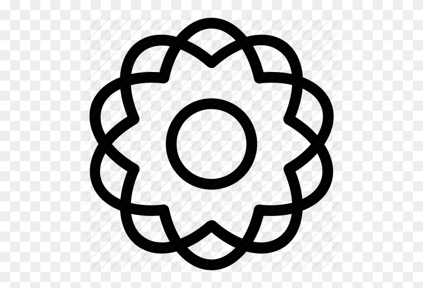 512x512 Circle Pattern, Creative, Design, Filigree, Flower, Round, Shape Icon - Filigree PNG