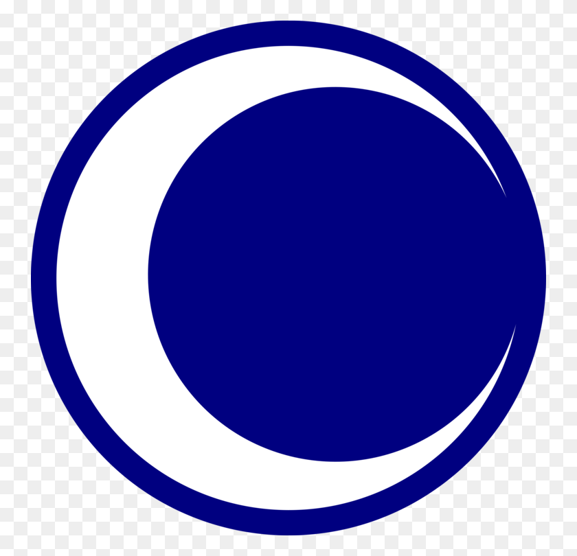 750x750 Circle Point - Blue Moon Clipart