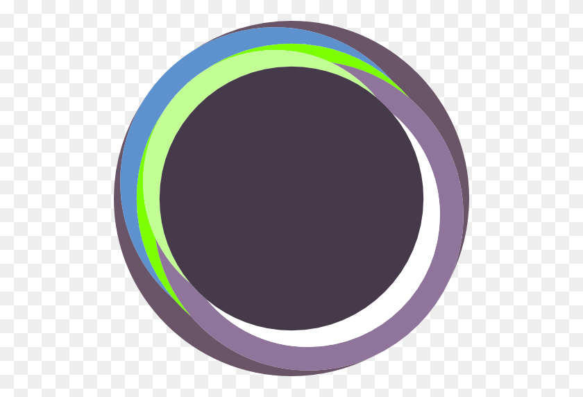 512x512 Circle Purple - Black Hole PNG
