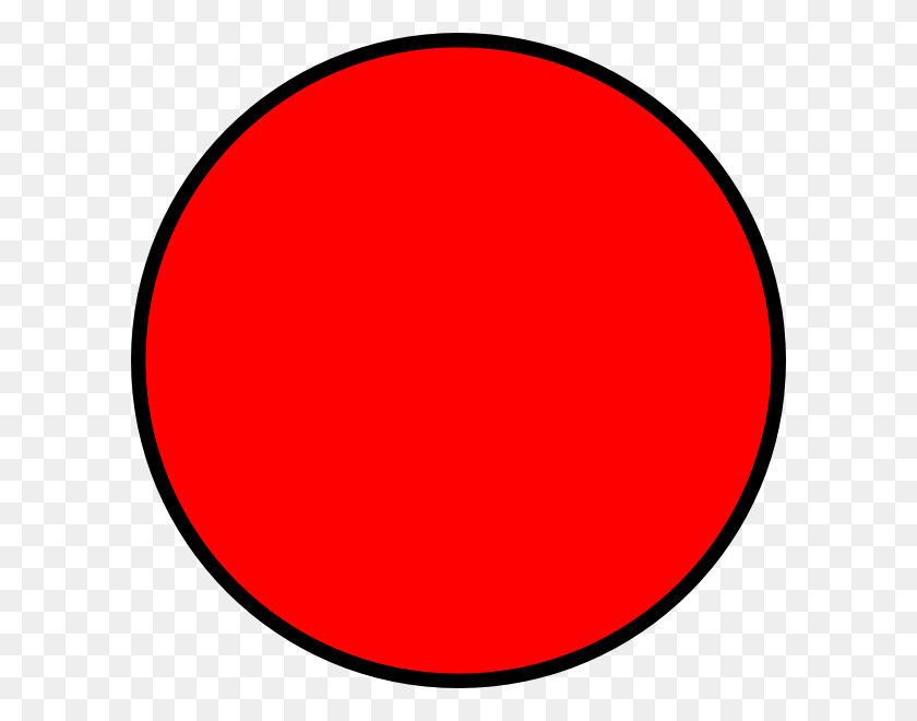 600x600 Circle Red Cliparts - Red Circle Clipart