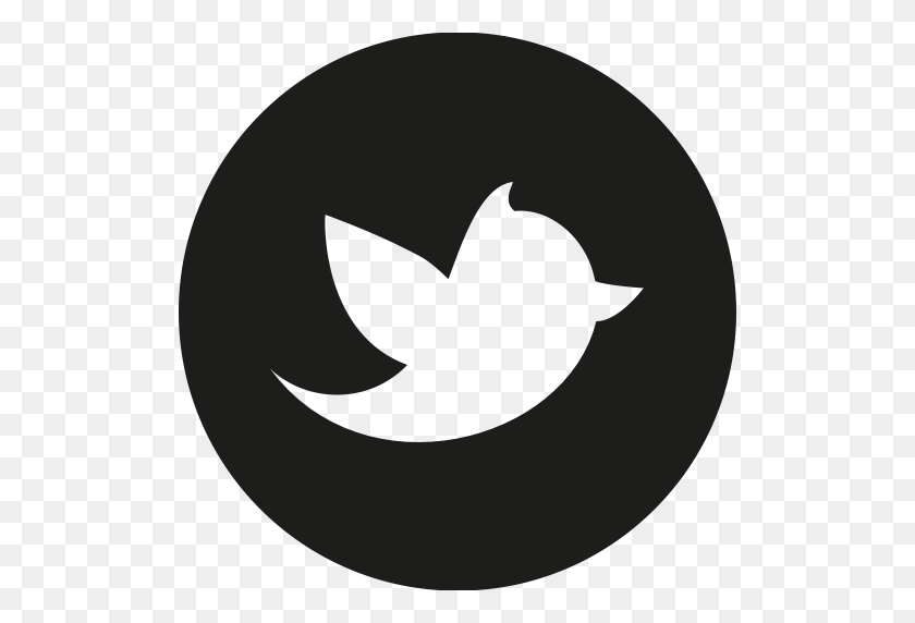 512x512 Circle, Twitter Icon - White Twitter Icon PNG