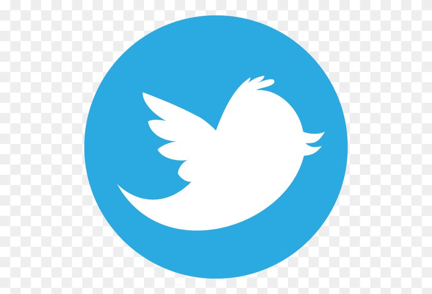 512x512 Значок Круглый Твиттер Прозрачный Png - Значок Твиттера Png