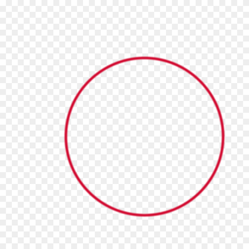 1000x1000 Circle Vector - Red Circle PNG