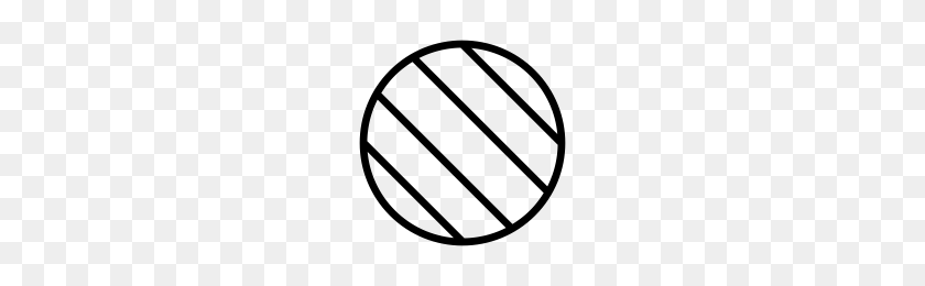 200x200 Circle With Diagonal Lines Icons Noun Project - Diagonal Lines PNG