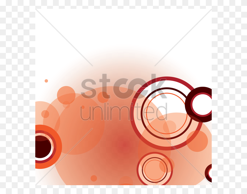 600x600 Circles Background With Text Space Vector Image - Space Background PNG