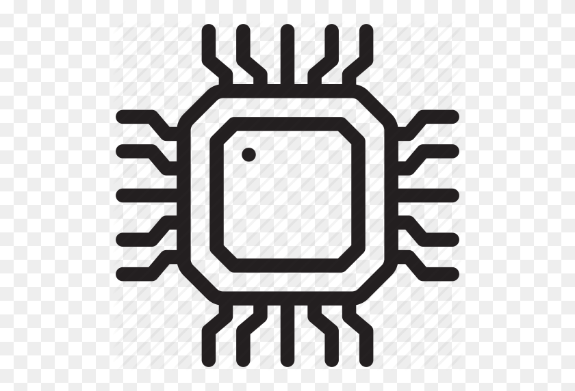 512x512 Circuit Board, Computer Processor, Electronic Device, Microchip - Circuit Board PNG