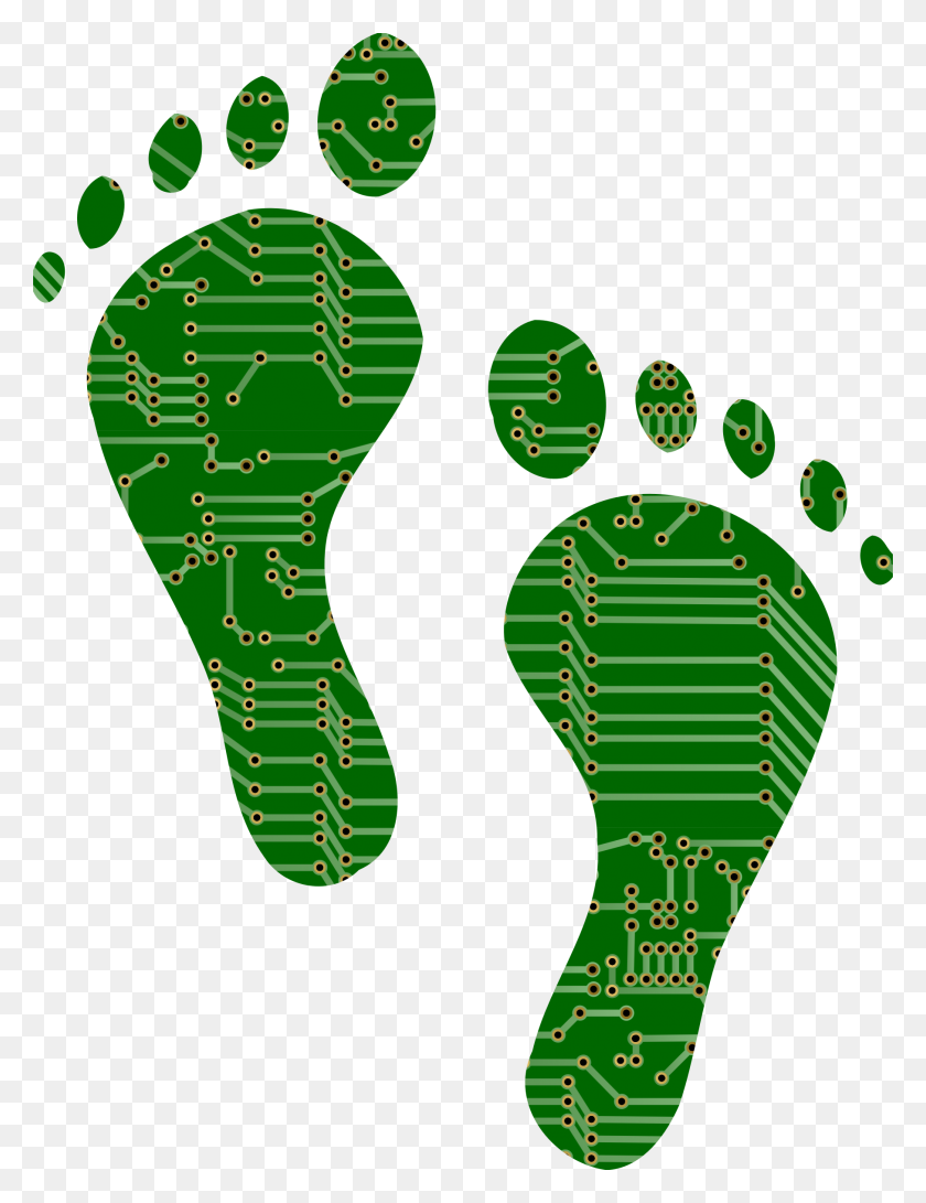 1814x2400 Circuit Board Feet Icons Png - Feet PNG