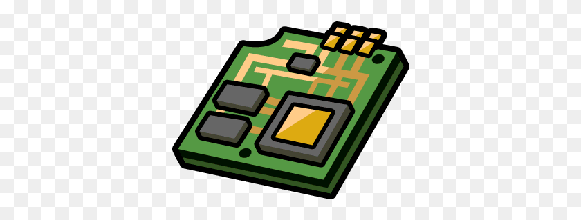 342x259 Circuit Board Items Pocket Mortys - Circuit Board Clipart