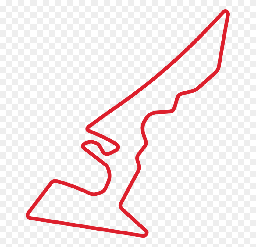 671x750 Circuit Of The Americas Formula Race Track Electronic Circuit - Race Track Clipart