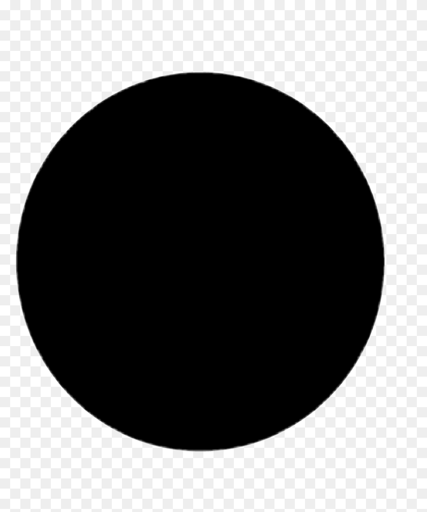 790x959 Circulo Circle Negro Negro - Circulo Negro Png