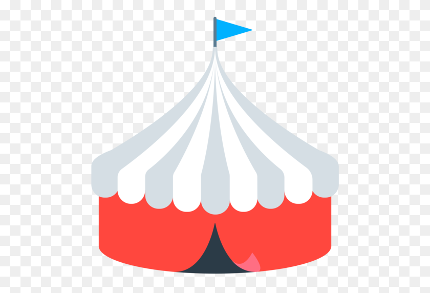 512x512 Carpa De Circo Emoji - Carpa De Circo Png