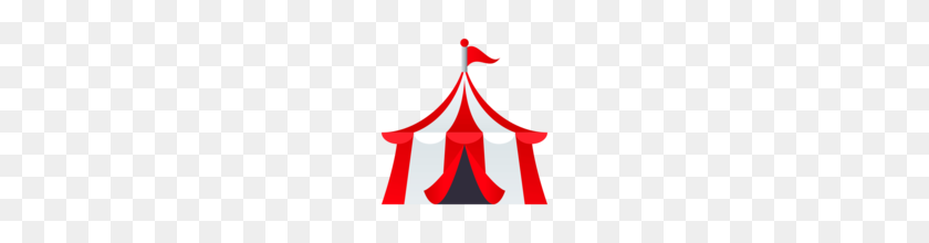 160x160 Circus Tent Emoji On Emojione - Circus Tent PNG