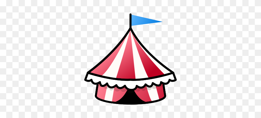 320x320 Circus Tent Emojidex - Circus Tent PNG