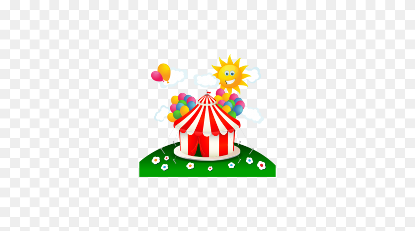 1200x628 Circus Tent Free Vector And Png The Graphic Cave - Circus PNG