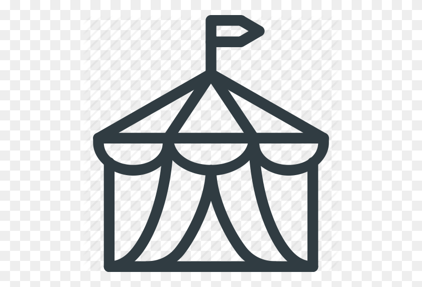 512x512 Circus, Tent Icon - Circus Tent PNG