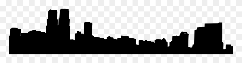 3651x750 Cities Skylines Drawing Silhouette - City Clipart