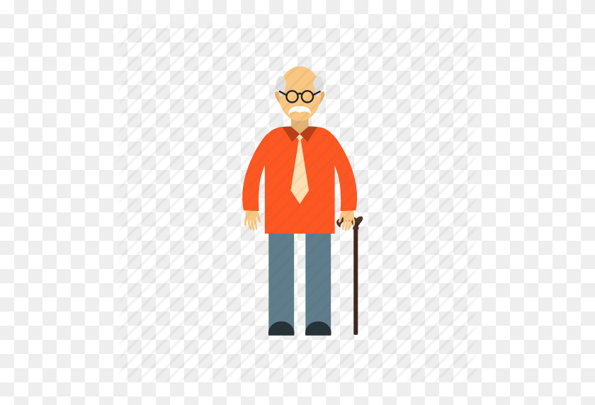 512x512 Citizen, Grandfather, Male, Man, Old, People, Senior Icon - Old People PNG