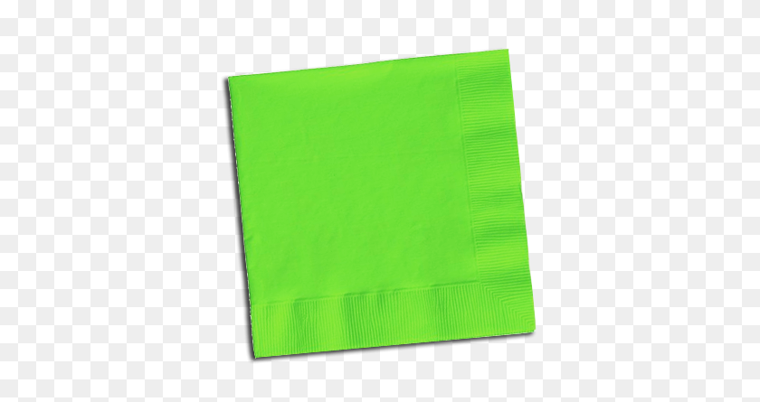 398x385 Citrus Green Party Napkins Just For Kids - Napkin Clipart