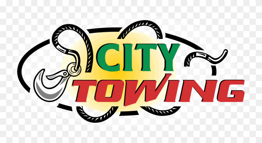 1000x512 City Auto Towing Tow Truck Service - Flatbed Tow Truck Clip Art