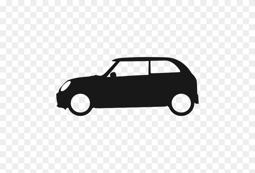 512x512 City Car Side View Silhouette - Carro PNG