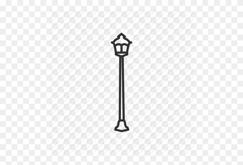 512x512 City, L Light, Pole, Street, Street L Street Light Icon - Street Light PNG