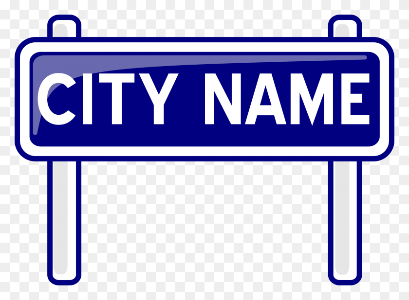 2400x1714 City Nameplate Icons Png - Name Plate PNG