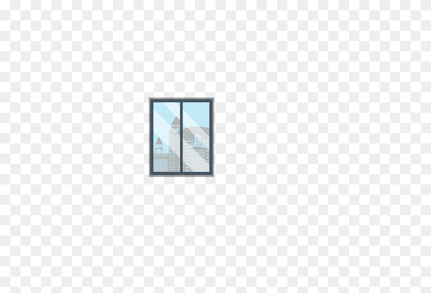 512x512 City Office Window Clipart - Window PNG