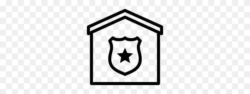 256x256 City Police Station Icon Ios Iconset - Police PNG