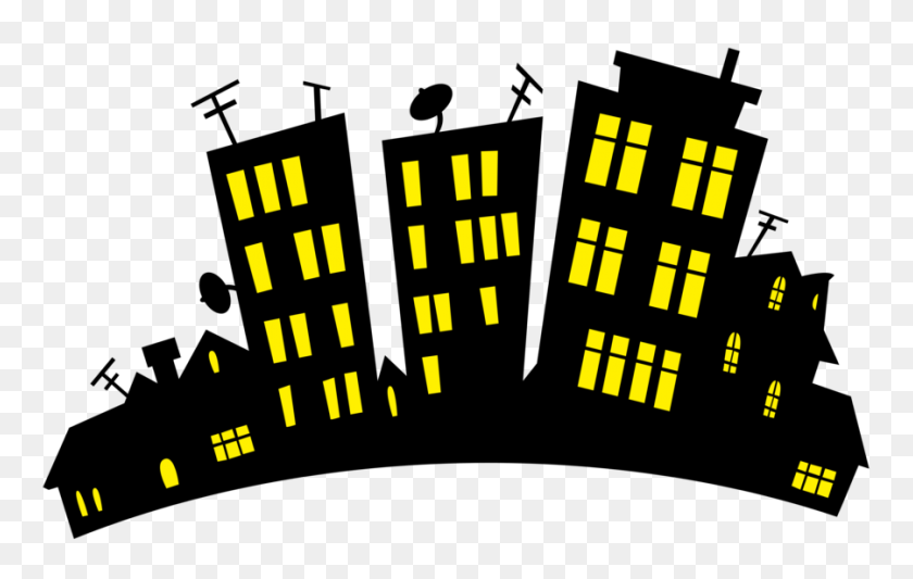 900x546 City Skyline Silhouette Png Archives - City Skyline Silhouette PNG