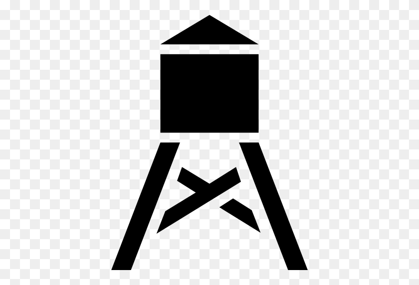 512x512 Значок Городская Водонапорная Башня Набор Иконок Для Windows - Водонапорная Башня Клипарт
