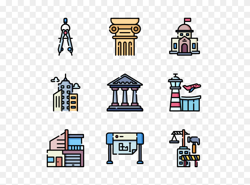 600x564 Cityscape Icon Packs - City Scape PNG