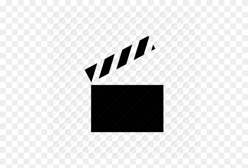 512x512 Clapboard, Film Slate, Graphic, Motion, Movie, Video Icon - Film Slate PNG