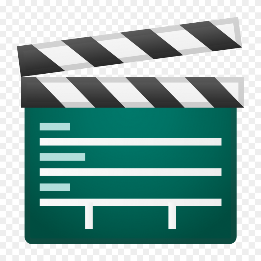 1024x1024 Clapper Board Icon Noto Emoji Objects Iconset Google - Movie Clapper PNG