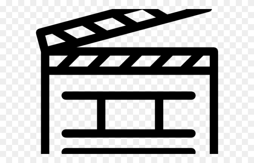 640x480 Clapperboard Clipart Lights Camera Action - Clapperboard Clipart