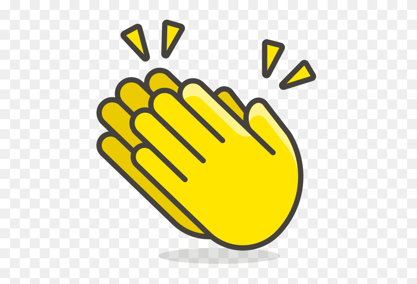 512x512 Clapping, Hands Icon Free Of Free Vector Emoji - Clap Emoji PNG
