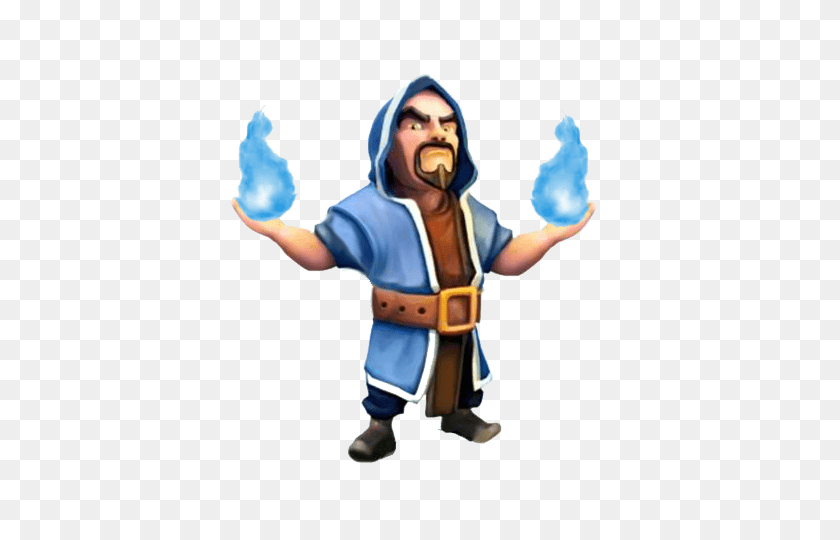 480x480 Clash Of Clans Wizard Transparent Png - Wizard PNG